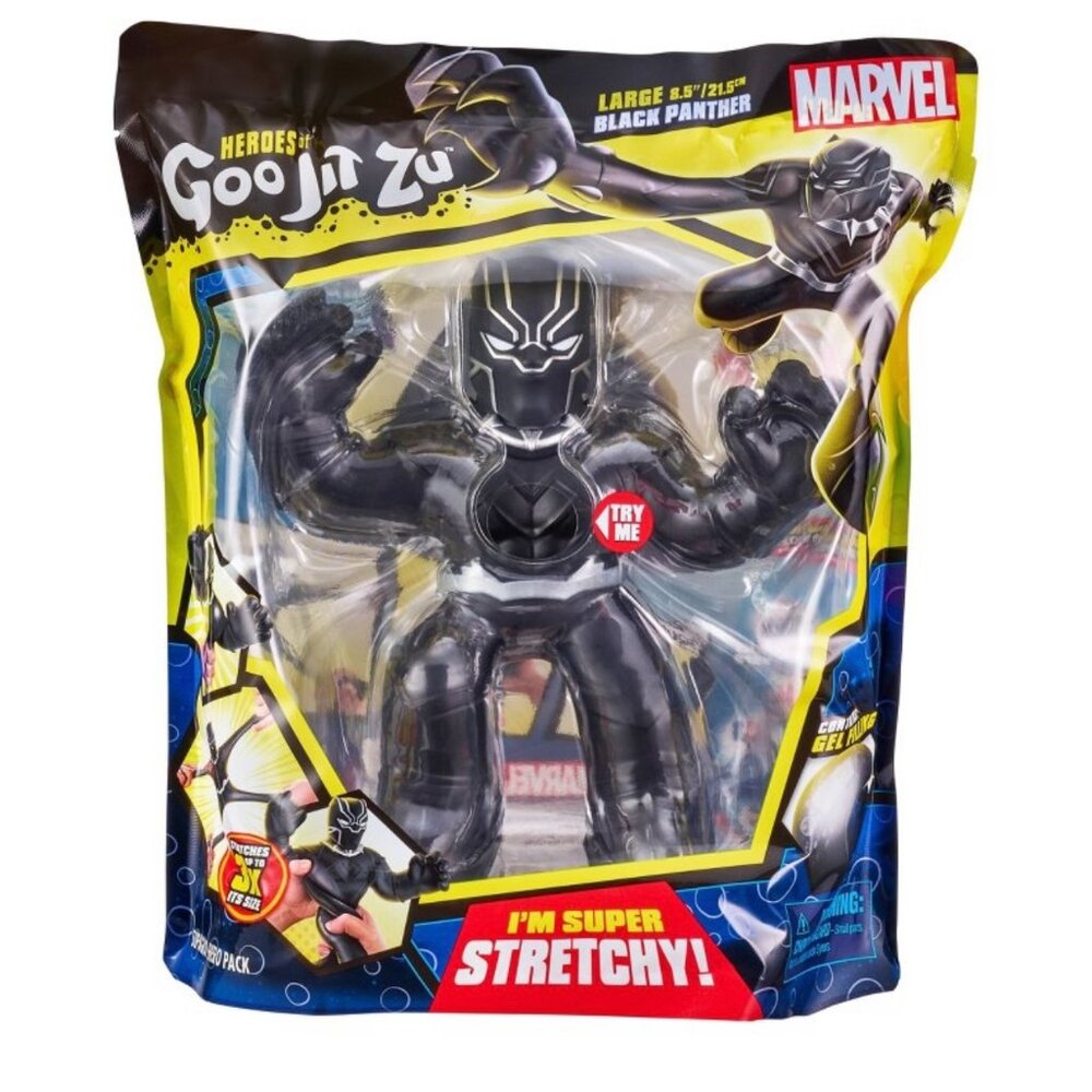 Goo Jit Zu Marvel Supagoo Hero Black Panther-NIB